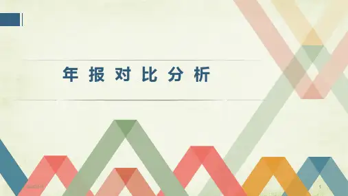 年报对比分析PPT课件