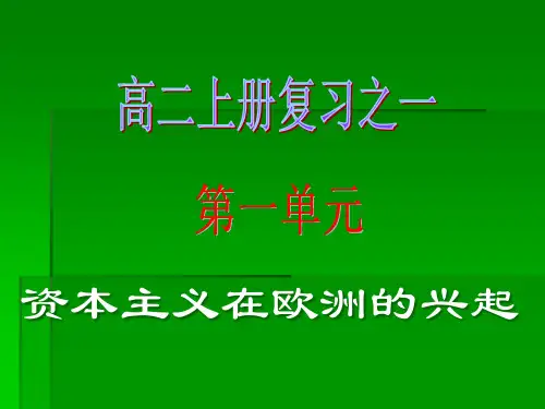 资本主义在欧洲的兴起.pptx