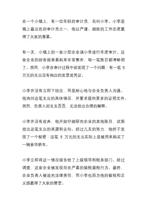 审计简短小故事