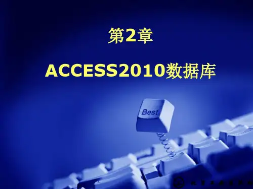 第4章 access2010简介