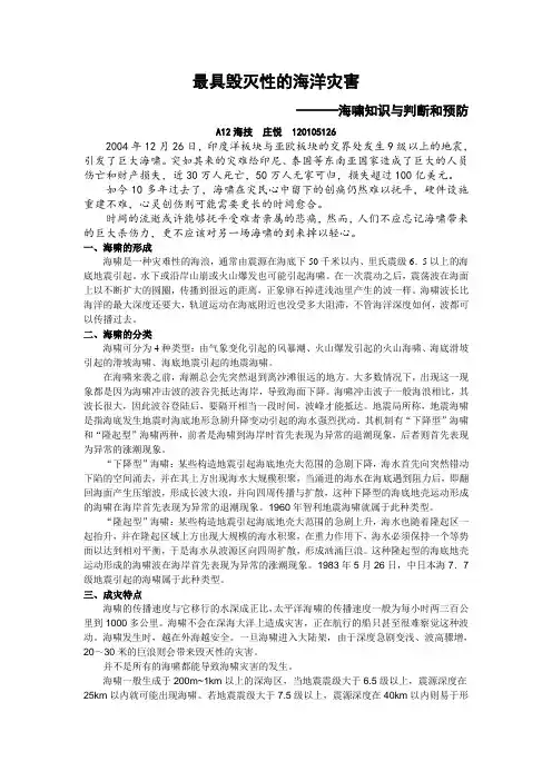 海啸