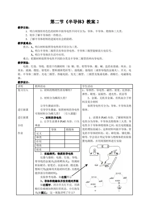 第二节《半导体》教案2