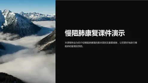慢阻肺康复课件演示