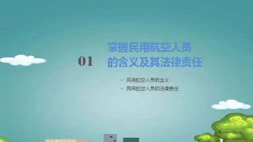 民航法律法规(项目四)