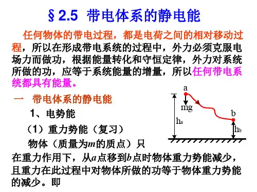 2.5带电体系的静电能