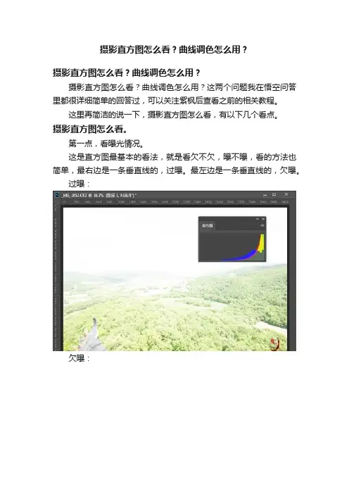 摄影直方图怎么看？曲线调色怎么用？