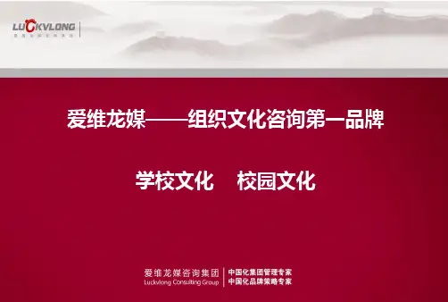 爱维龙媒咨询集团--学校文化、校园文化服务手册