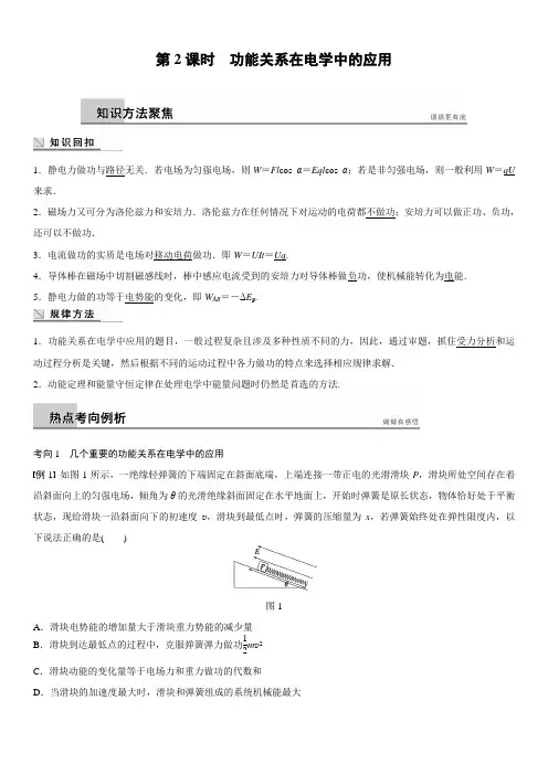 2019年高考物理重点难点易考点总结专题四中带解析