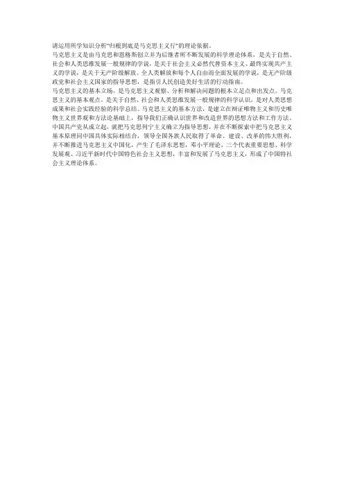 大学思政作业