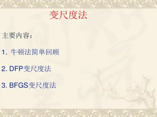 张飞---变尺度法—