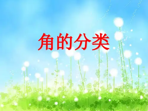 人教版《角的分类》(ppt课件)