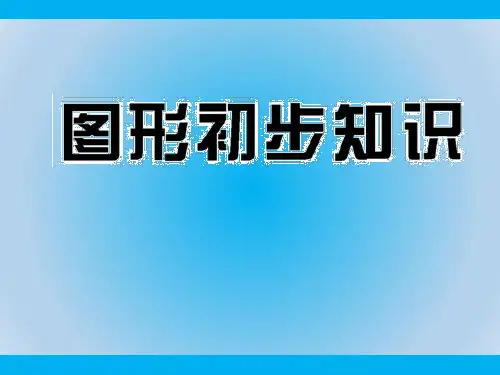 中考数学图形初步认识ppt精品课件