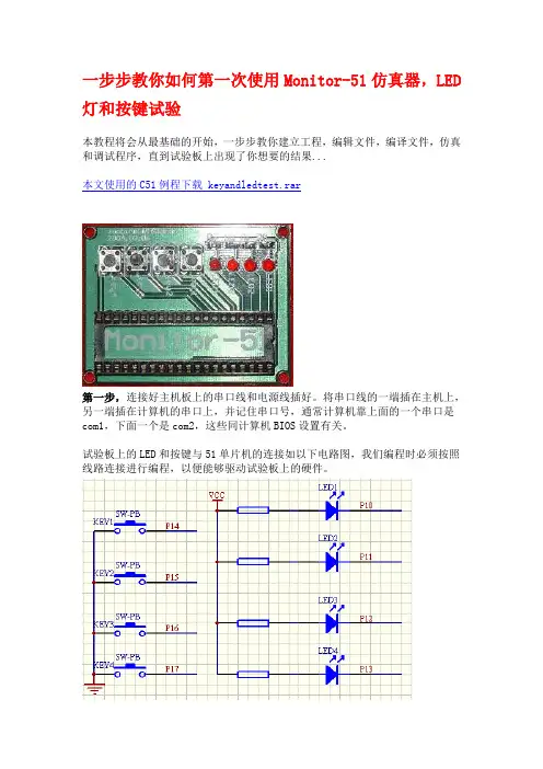 一步步教你如何第一次使用Monitor