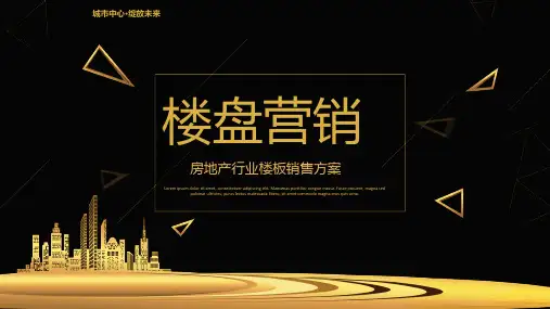 2020年房地产新楼盘营销计划ppt