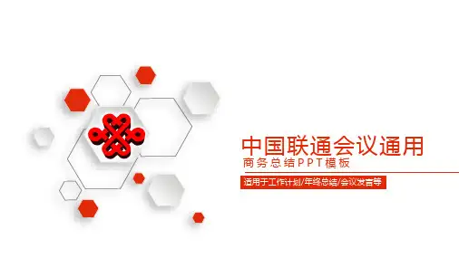 中国联通PPT