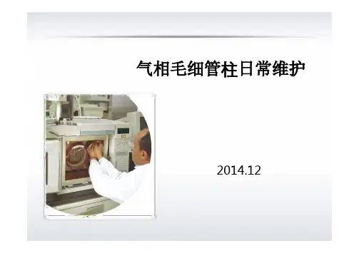 气相毛细管柱日常维护手册