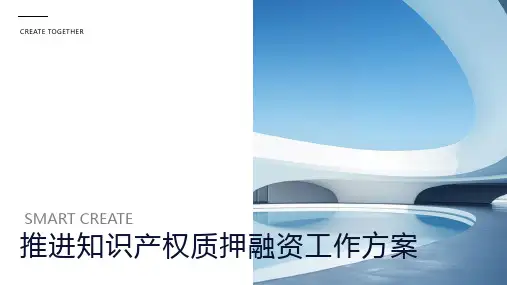 推进知识产权质押融资工作方案
