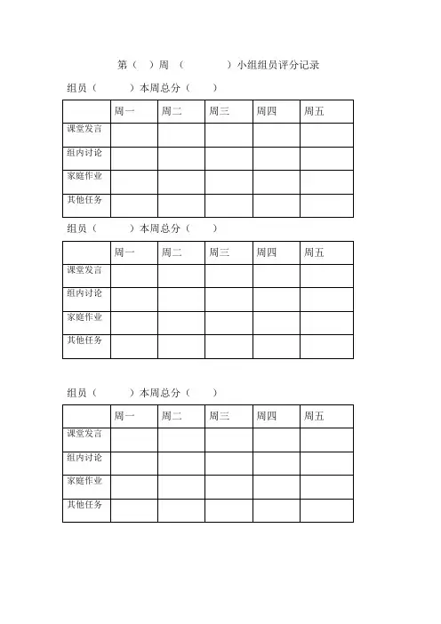 小组合作学习积分评价表[1] 2