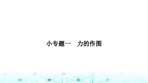 北师大版八年级物理下册第七章运动和力小专题一力的作图课件