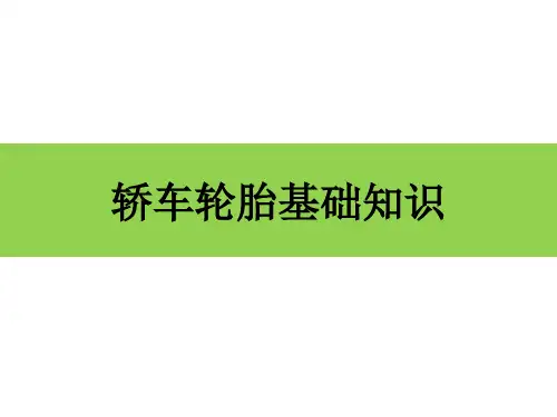 轿车胎分类知识