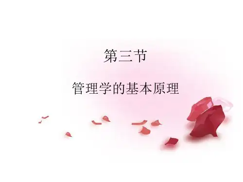 管理学的理论基础