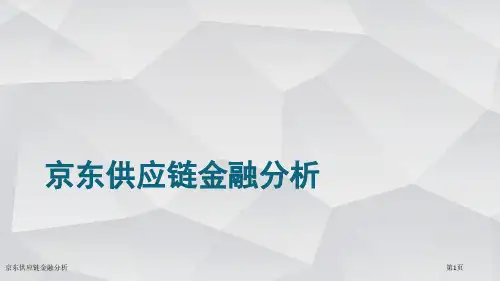京东供应链金融分析