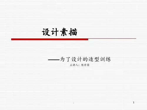 设计素描-创意性素描PPT课件