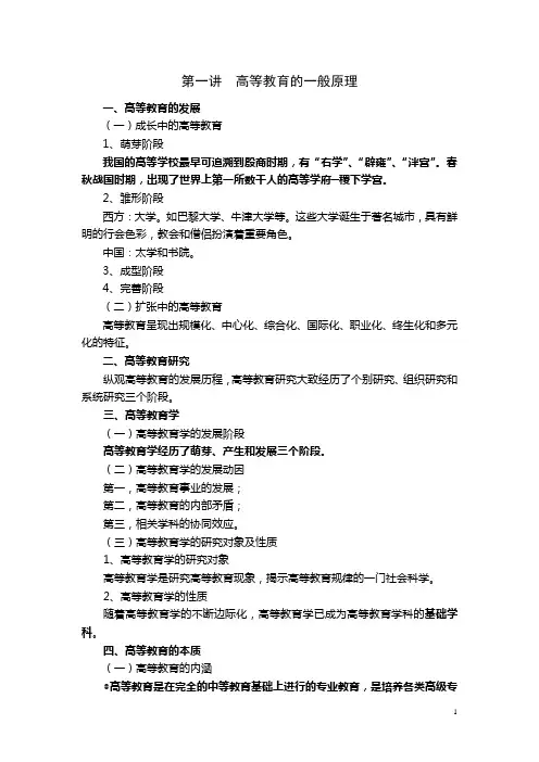 高等教育学课件