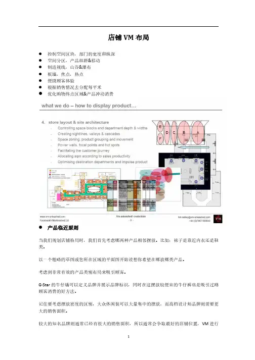 视觉营销陈列--店铺VM布局