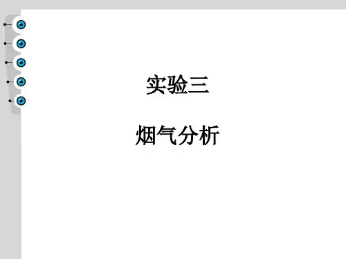 烟气分析实验
