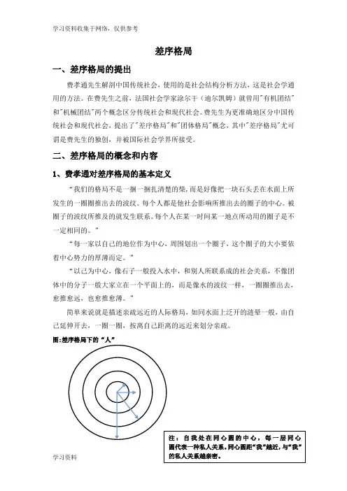 差序格局理论简介整理版