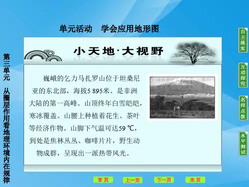 单元活动：学会应用地形图PPT课件1 鲁教版优质课件