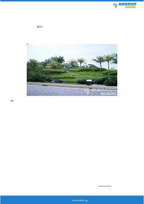 新加坡南洋理工大学校园设施介绍