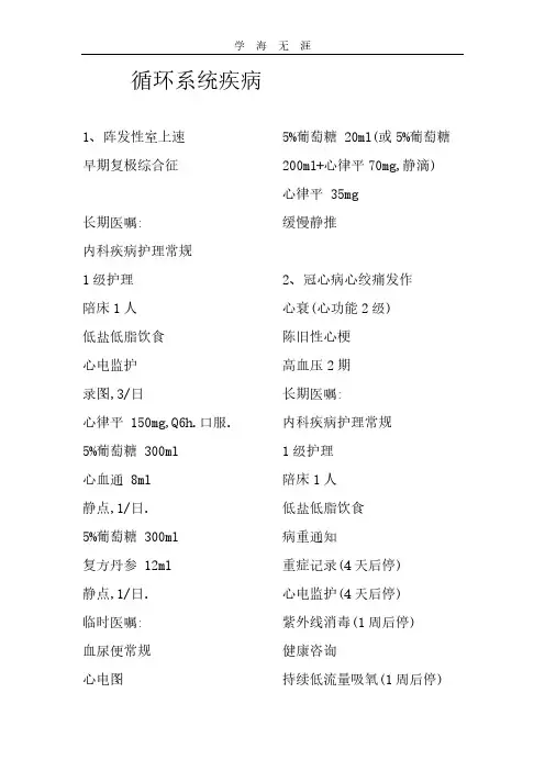医嘱模板.pdf