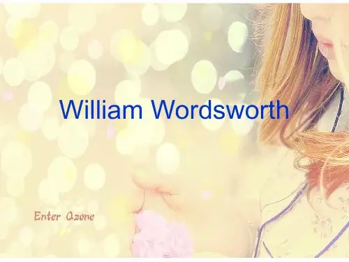 William Wordsworth  威廉-华兹华斯
