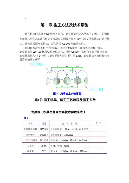 双管高压旋喷桩方案_secret
