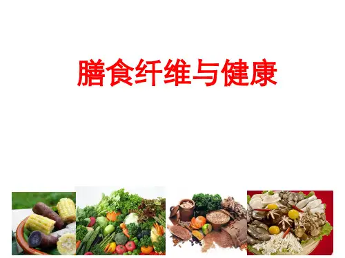 膳食纤维与健康PPT课件