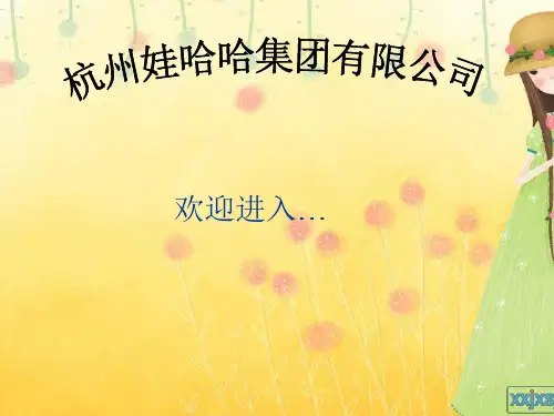 娃哈哈企业案例
