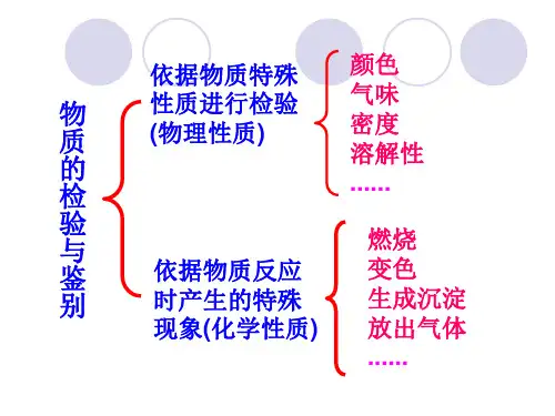 6常见物质的检验