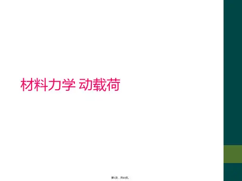 材料力学 动载荷