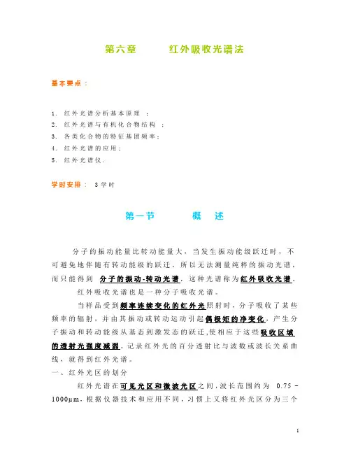 (完整版)红外吸收光谱法教案