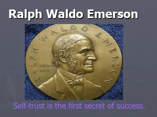 Ralph Waldo Emerson PPT