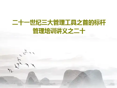 二十一世纪三大管理工具之首的标杆管理培训讲义之二十76页PPT