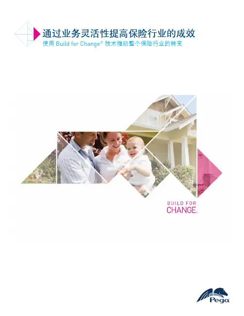 Pega保险行业框架