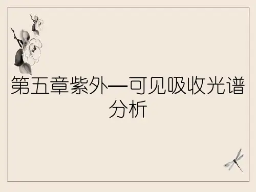 第五章紫外—可见吸收光谱分析