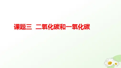 二氧化碳和一氧化碳ppt课件
