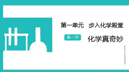 《化学真奇妙》步入化学殿堂PPT优秀课件
