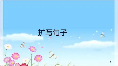 扩写句子ppt课件