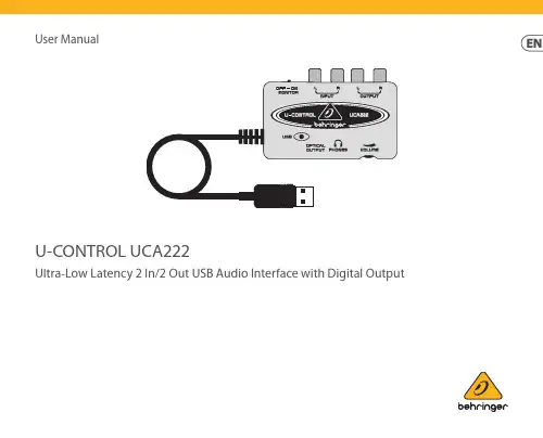 乐器 乐器 UCA222 用户手册说明书