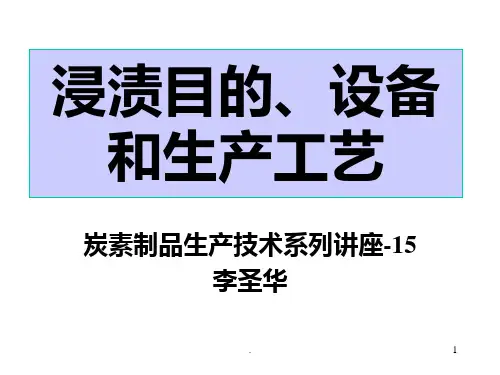 浸渍演示文稿PPT课件
